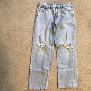Gap ‘90s Loose Mid Rise Split Hem Jeans